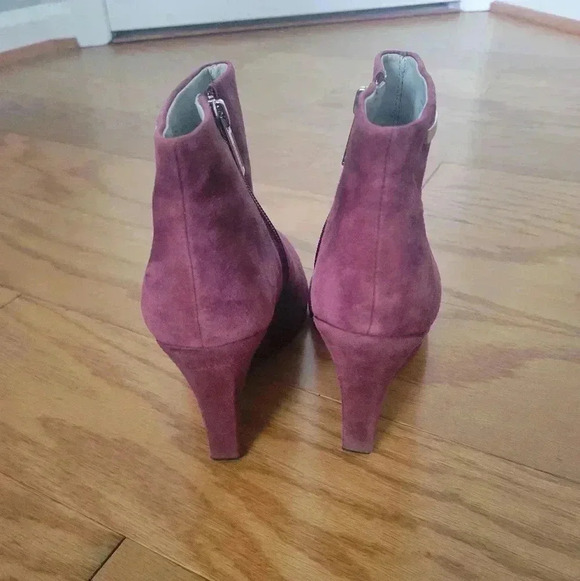 EUC Calvin Klein Suede Ankle Booties - Picture 2 of 4